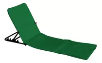 Reposera Playa Liviana Plegable C/funda 4 Pos Ae Disershop Color Verde