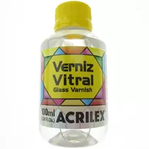 Pintura Para Vidrio Acrilex Barniz Vitral Incoloro 100 Ml