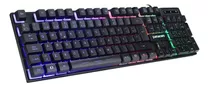 Teclado Gamer Panacom Rgb Retroiluminado Simil Mecanico 