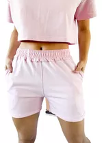 Short Mujer Casual Algodon Rustico Comodo Nuevo Colores Dama