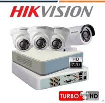 Kit 4 8 16 Cámaras Seguridad Vigilancia 720p Hikvision