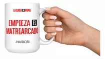 Taza Grande 15 Onzas Casa De Papel Modelo 2 Personalizable