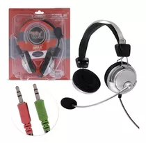 Fone Headphone Gamer C/ Microfone Ajuste Volume Notebook Pc 