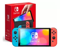 Consola Nintendo Switch Oled Neon Azul Y Rojo