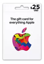 Tarjeta Itunes Apple Gift Card Usa 25 Usd -entrega Inmediata