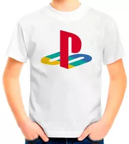 Camiseta Camisa Blusa Infantil Play Station Console Game