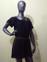 Vestido St Marie Rayon Fibrana Hombros Descubiertos