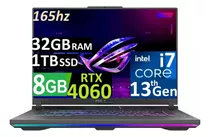 Asus Rog Strix G16 2023 Ci7-13650h 32gb 1tbssd Rtx4060 8gbfm