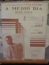 A Medio Dia High Noon Washington Tiomkin Partitura