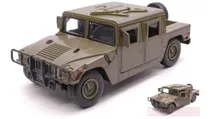 Camioneta Militar Hummer Escala 1/24, 21cms Metálico Hammer