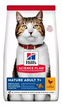 Alimento Hill's Science Diet Mature Adult 7+ Para Gato Adulto Sabor Pollo En Bolsa De 1.5kg