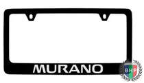 Portaplacas Para Nissan Murano Acero Inox Negro Costox1