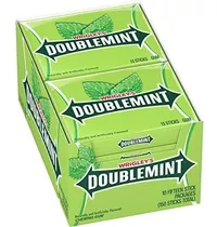 Chicle - Wrigley's Doublemint Chicle, 15 Piezas (10 Paquetes