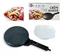 Panquequera Blanik Electrica Crepes 800w Antiadherente +bowl