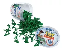 Balde De Soldados Toy Story Com 100 Soldados Disney - Toyng