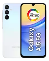 Samsung Galaxy A15 5g Tela De 6.5  90hz 256gb Dual Chip Azul Claro