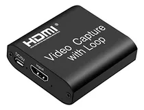 Tarjeta Capturadora De Video 4k Hdmi Con Loop Out - Full Hd