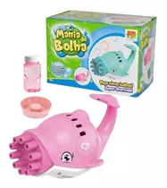 Lançador Mania De Bolha Golfinho Rosa