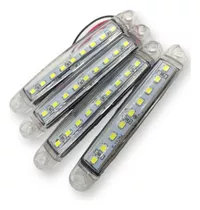 X4 Barras Led 9 Luces Laterales Blanco Auto Camion