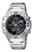 Reloj Casio Acero Hombre Amw-703d-1a Análogo Digital Outgear