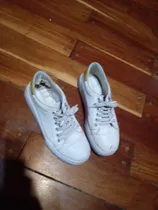 Zapatillas Blancas T 37 Con Detalles 