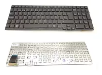 Teclado Sony Vaio Vpc-se Vpcse - S/marco Negro Español