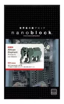 Elefante - Armable De Microbloques De Construcción Nanoblock Cantidad De Piezas 130