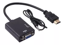 Cabo Adaptador Conversor Hdmi  Vga Audio P/ Av Pc P2