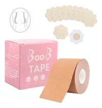 Cinta Levanta Busto Boob Tape Escote + 10 Pezoneras