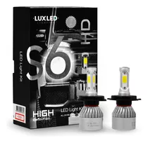 Kit Focos Led S6 Hd - H4 H7 H11 Auto Moto Faro Alta Y Baja  