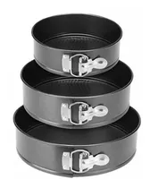 Set De 3 Torteras Desmontable Antiadherente Oferta Clicshop