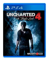 Jogo Uncharted - A Thief's End 4 - Ps4 - Míd Física Original