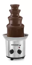 Fuente De Chocolate/fondue De Acero Plata 4 Niveles Holstein
