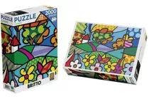 Puzzle 2000 Romero Britto - Campo - Quebra Cabeca -  Grow