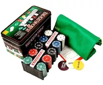 Set Juego Poker Texas Profesional 200 Fichas Barajas Holdem