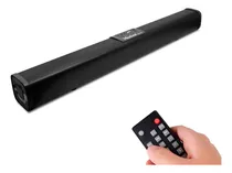 Barra De Sonido Bluetooth Inalámbrico Negro Soundbar Control