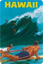 Postales Antiguas De Hawai Pack De 30 - Hawai Big Wave Surfi
