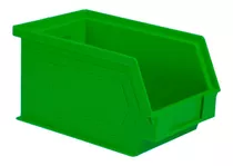 Gaveta Zeus Storage Compat 2plz Verde -apilables-plásticas