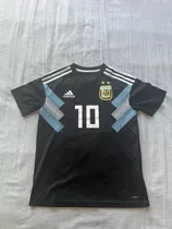 Camiseta Argentina Suplente 2018 14 Años Talle L Messi 10