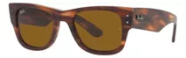 Gafas De Sol Ray Ban Mega Wayfarer Rb0840s95433 Color Marrón