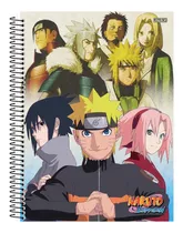 Caderno Naruto São Domingos 1m C/ 80 Folhas Capa Dura