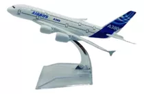 Airbus Avião Miniatura A380 Cor Branco