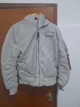 Campera Alpha Ma1 D-tec Talle L Inmaculado Estado