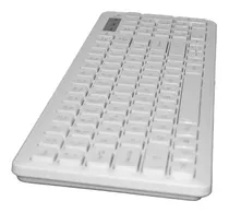 Kit De Teclado E Mouse S/fio Wireless Branco Abnt2 Português