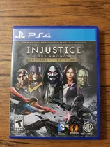 Injustice Ultimate Edition Playstation 4 Ps4 Buen Estado !!