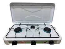 Set Cocina Camping A Gas Cocina Portatil 3 Plato Regulador