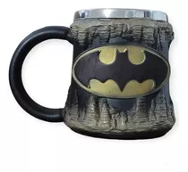 Caneca 3d Batman Símbolo Colecionável Decorativa Dc Geek