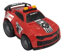 Kit De Brinquedos Polícia Carro, Moto E Helicóptero-vermelho