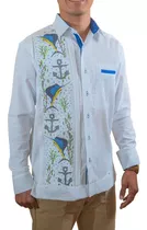 Guayabera Yucateca, Pez Vela, Lino Flame, Somos Fabricantes