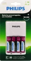 Cargador De Pila Philips Scb2445nb - 110v/220v Entrada